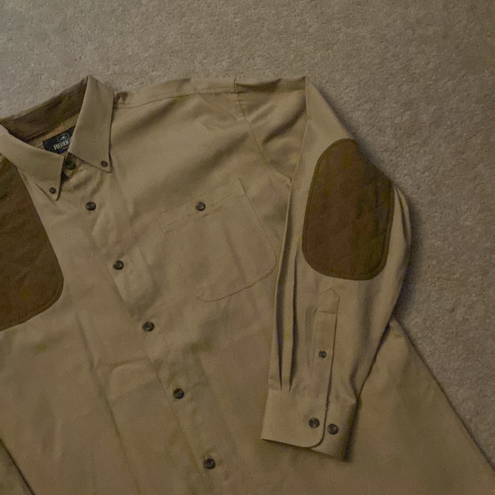 REDHEAD Padded Elbows & Shoulder Button Up Hunting Shirt - Picture 3 of 7